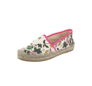 100% Original Gucci Flora Print Canvas Espadrilles leicht gebraucht Größe 39 - Bild 1 von 3