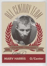 1991 Pepsi/Togo's Stanford Cardinal All Century Team Marv Harris