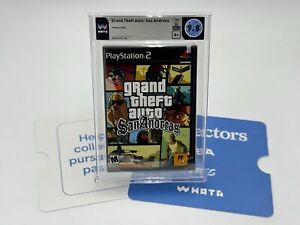 Grand Theft Auto: San Andreas ~ WATA Games Graded 9.8 A+ (PlayStation 2, 2004)