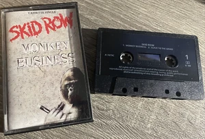 ** SKID ROW - Monkey Business ** Cassette Single - 1991 : VGC - Picture 1 of 5