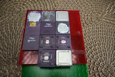 Per recupero oro 11...CPU,s Ceramica Intel+Amd,,Non Testata - Immagine 1 di 4