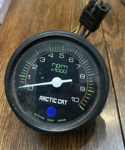 Arctic Cat Snowmobile Tachometer 1000 RPM USED VNTG Nippon Seiki Japan FAST SHIP - Bild 1 von 5