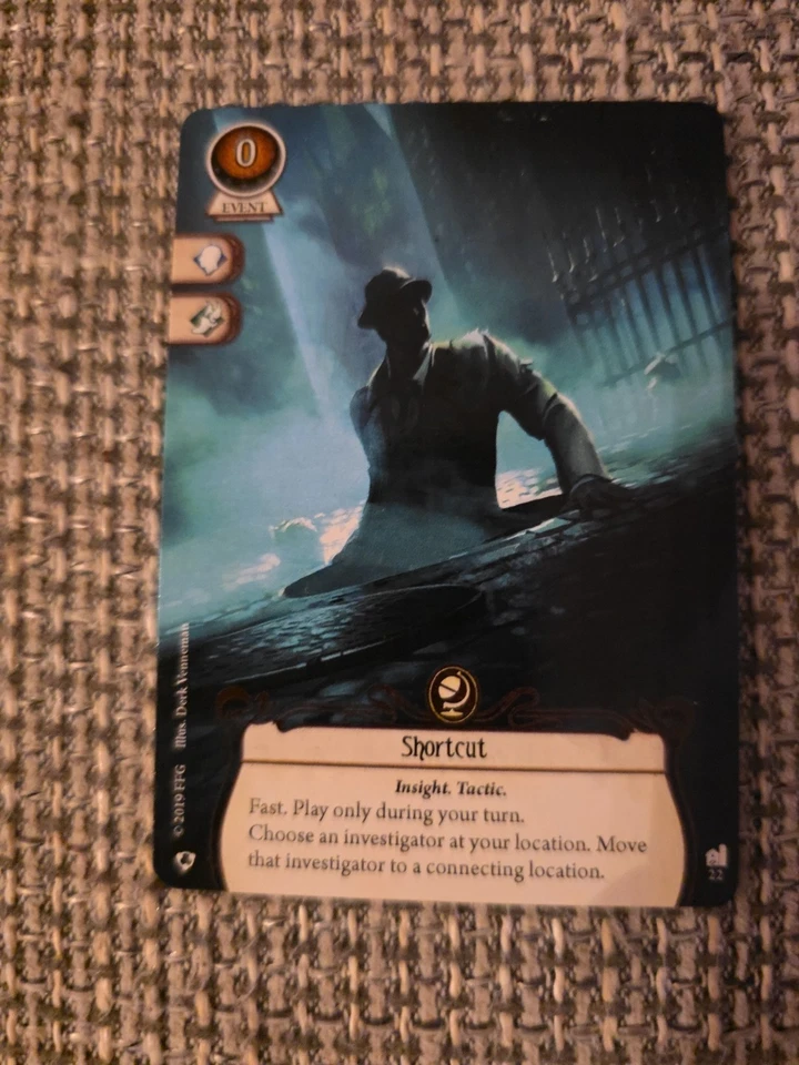 Arkham Horror LCG Promo Card "Shortcut" Arkham Nights 2019 - Image 1 of 1