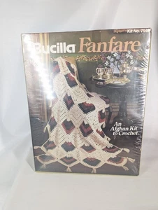 Vintage Bucilla Herzen gehäkelt Afghan Set 7946 - Neu! - Bild 1 von 2