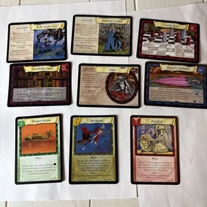 HARRY POTTER TCG Rare Lot 9 Cards Foil Dragon Poison No Hands Cloak Umbrella Vtg - Picture 1 of 7