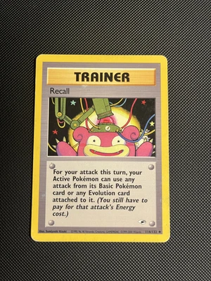Pokémon TCG Recall Gym Heroes 116/132 Regular Unlimited Uncommon MP-HP Condition - Image 1 of 2