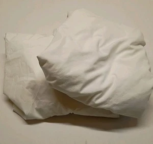 Lot Of 2 Percale Fitted Sheets Twin XL Full Length Elastic Made In USA Cotton - Picture 1 of 8