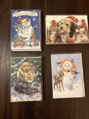 Leanin’ Tree Christmas Cards *Lot of 4 Boxes* 48 Cards. 4 Designs - Image 1 of 4