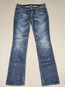 Lucky Brand Damenjeans 6 28 blau Denim kurze Schrittlänge Southport Zoe gerade - Bild 1 von 11