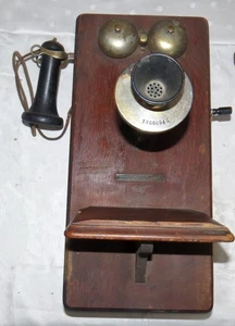Teléfono de manivela de pared de madera Stromberg Carlson - Imagen 1 de 6