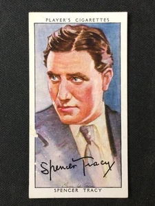1938 Player's Film Stars Third Series #48 Spencer Tracy Excellent - Picture 1 of 2