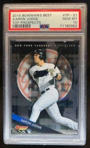 2015 Bowman's Best Aaron Judge Top Prospects #TP-21 Yankees PSA 10 - Picture 1 of 2