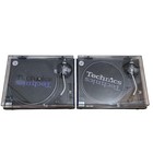 Technics SL1200MK3 2 Turntable Pair Dj Black Direct Player w/dust cover