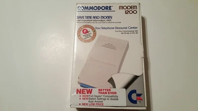 Módem Commodore 1200 baudios para Commodore 64, 128, SX-64 o VIC-20 SELLADO Foto 1 de 2