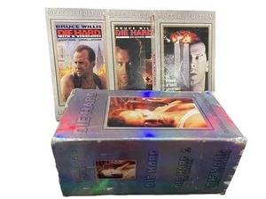 Die Hard Special Edition Halographic Trilogy VHS Box Set Bruce Willis VCR Set - Picture 1 of 9