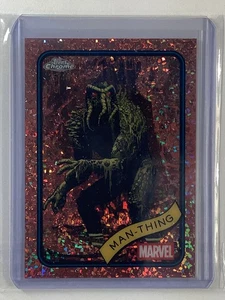 Mini refractor de diamantes Topps 2025 cromado Marvel oro rosa #31 Man-Thing/40 - Imagen 1 de 3
