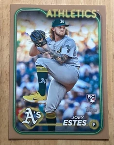 Joey Estes Gold 0335/2024 2024 Topps Parallel A’s Parallel MLB #US130 RC - Bild 1 von 2