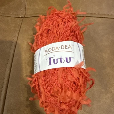 Moda Dea Tutu Yarn Color #3278 Geranium Novelty Craft Fringe Art - Image 1 of 3