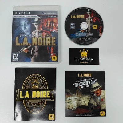 L.A. NOIRE (Sony PlayStation 3, 2010) CIB EN/FR Manual - Image 1 of 4