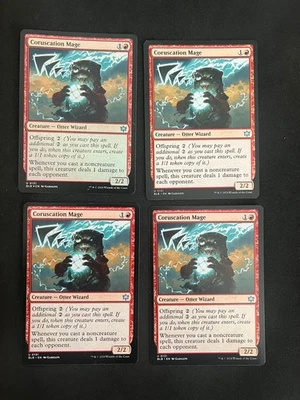 Coruscation Mage x4 {1 FOIL 3 REG}  [Bloomburrow] Magic MTG Cards LP - Image 1 of 2