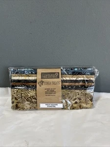 Tessuto Timeless Treasures Tonga Treats Coastal 40 pezzi 10” x 10” AH - Foto 1 di 5