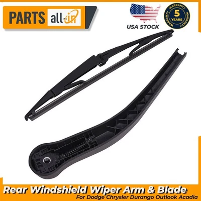 Rear Windshield Wiper Arm & Blade for Chrysler Aspen 2007-09 Dodge Durango 04-09 - Image 1 of 4