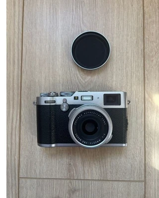Fujifilm X100F 24.3MP Digital Point and Shoot Camera - Silver - Image 1 of 4