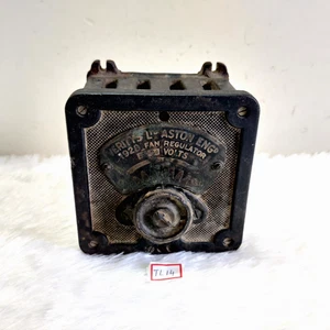 1928 Vintage Iron Veritys Ltd Aston Fan Speed Regulator England Collectible TL14 - Picture 1 of 6