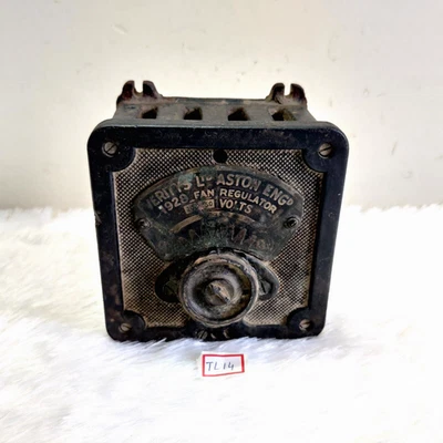1928 Vintage Iron Veritys Ltd Aston Fan Speed Regulator England Collectible TL14 - Image 1 of 4
