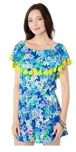 Lilly Pulitzer La Fortuna Strampler Borealis Blau Gr. XS - Bild 1 von 8