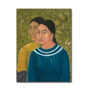 Dos Mujeres by Frida Kahlo Gallery-Wrapped Canvas Giclee Art (32 in x 24 in) - Picture 1 of 1