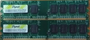 Dynet DNHM5U512B6FE-A6 DDR2 667 (5) 512MX8 S/N: MM3-730002SS RAM MEMORY - Picture 1 of 2