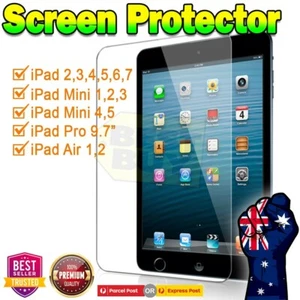 X3 Apple Screen Protector Film iPad 2/3/4/5/6/7 Pro 9.7 Air Mini - Picture 1 of 4
