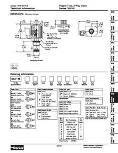 PARKER HYDRAULIKKARTUSCHE # DSH121NM (NUR PATRONE) - Bild 1 von 1
