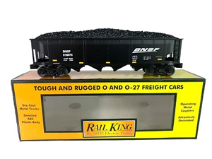 30-75443 MTH BNSF (#618073) 4-Bay Hopper w/Coal Load - Picture 1 of 6