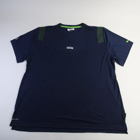 Seattle Seahawks Nike NFL On Field Apparel Dri-Fit Short Sleeve Shirt Men's Cover