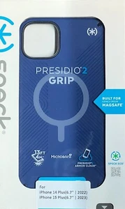 Speck Presidio2 Grip Series Case for Apple iPhone 15 Plus 6.7" (Coastal Blue) - Photo 1 sur 1