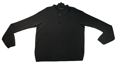 Suéter Consensus Sportwear Para Hombre Talla Xxlarge Negro Manga Larga Tejido con Cable Foto 1 de 4