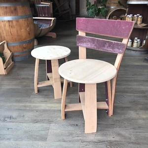 Hocker aus Weinfassdauben - Bild 1 von 47