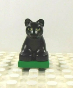 Lego Duplo Figure Vintage Black Panther Cub vintage - Picture 1 of 4