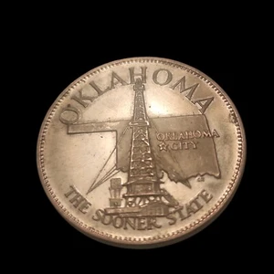  SERIE STATO DELL'UNIONE ARGENTO .925 - OKLAHOMA - Foto 1 di 2