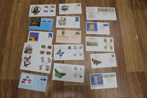 1983 FDC COLL x 16 BUTTERFLIES,WILDLIFE,FOLKLORE,EXPLORERS,REPTILES PMK CIVIC - Picture 1 of 1