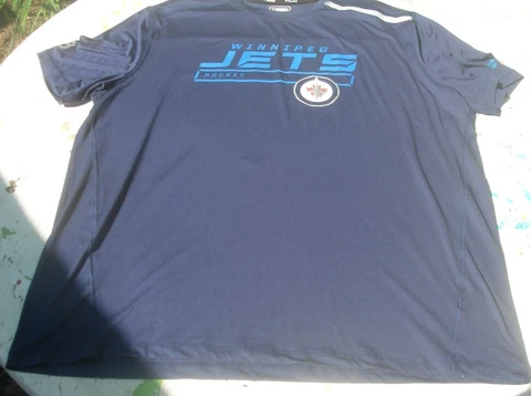 FANATICS & NHL SIZE 3XL MENS WINNIPEG JETS HOCKET T-SHIRT Cover