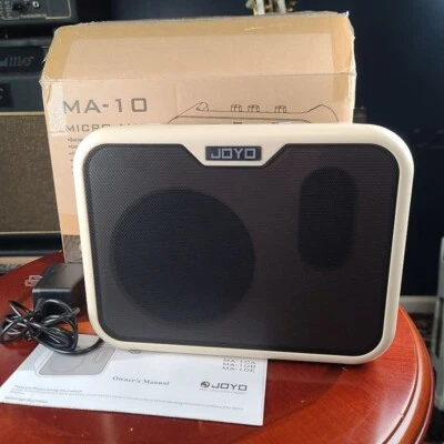 JOYO MA-10 10W Mini Amplificador Doble Canal Portátil Pequeño Amplificador de Transporte Caja Abierta Foto 1 de 3