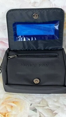 Nuevo Bolso de Maquillaje Mary Kay Muy Hip Dúo Bandolera Noche Gris Gunmetal Estuche Foto 1 de 4