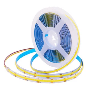 24V 624leds/m Dimmable CCT COB LED Strip Light 2700k to 6500k, NO Voltage Drop - Picture 1 of 17