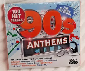 The Ultimate 90's Anthems | 5x CD 1990s Music Tracks Original Recordings | NEW - Picture 1 of 4
