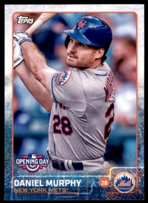 2015 Topps Opening Day Daniel Murphy New York Mets #90 2100 - Image 1 of 2