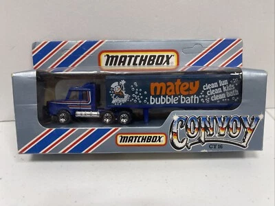 1983  MATCHBOX CONVOY CY 16 MATEY BUBBLE BATH SCANIA BOX TRUCK - Image 1 of 4