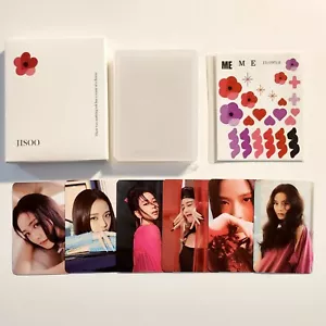 Kit decorativo oficial de tarjeta fotográfica BLACKPINK JISOO ME + regalo gratuito/número de seguimiento - Imagen 1 de 3